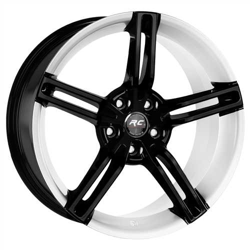RC 1186 8,0X18 5X114,3 ET40 73,1 BLACK/WHITE