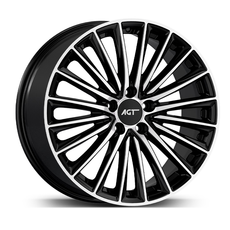9.0X18 5X112 18269-2 ET45 66,6 GLOSS BLACK DIAMOND
