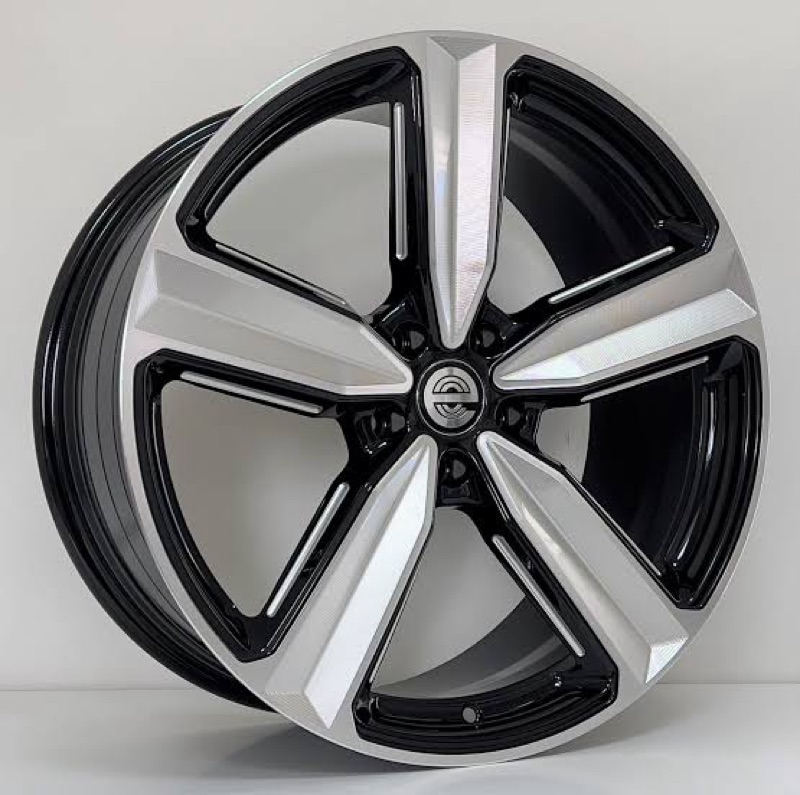 7.5X17 5x108 ET30 67,1 Deep Black Silver Diamond