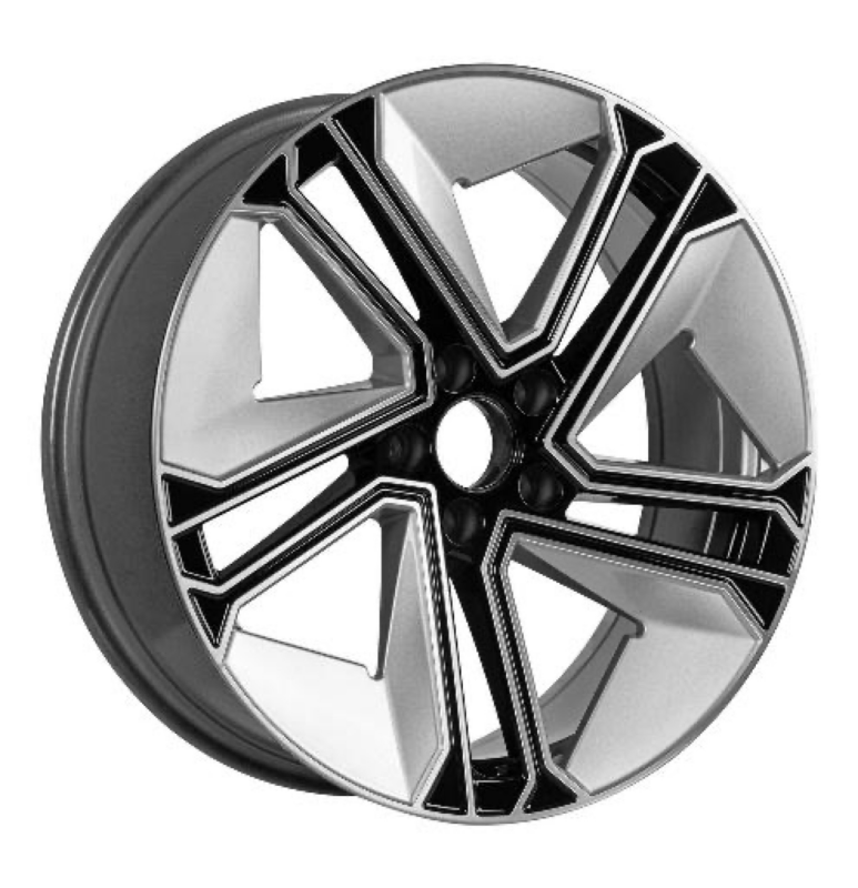 8.5X19 5x108 35mm 73.1 Deep Black Silver Diamond