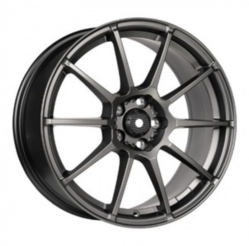 8.0X18 5x100 ET35 57,1 Gun Metal Matte
