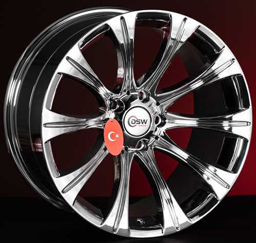 RC-122 10X19 5X120 ET15 74.1 CHROME
