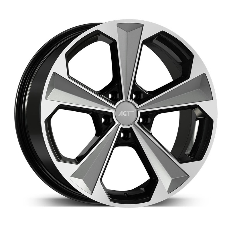 8.5X19 5X112 19062 ET38 72,6 GLOSS BLACK SILVER DIAMOND