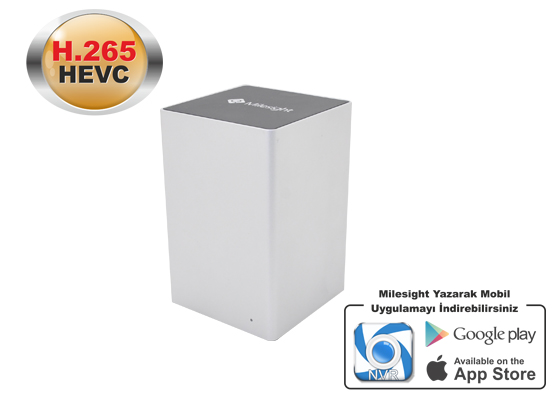 MILESIGHT MS-N1009-UT 9 KANAL NVR 8 MP H265/H264 4K DESTEKLİ 2X2TB HDD