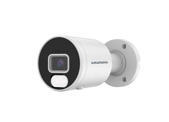 GRUNDIG GU-CI-AC4614T 4.0 MP 2,8 MM LENS DAHİLİ MİKROFONLU AI H265+ WHITE + IR BULLET IP KAMERA R.