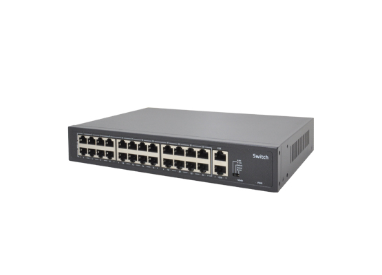 VIDEOPARK VP-24P-2UPG 24 PORT POE + 2 PORT GBİT UPLINK 300W POE SWITCH DAHİLİ POWER