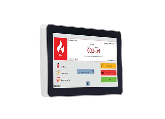 PANASONIC FAS-5054 TEKRARLAYICI PANEL, DOKUNMATİK EKRANLI ,ONAYLAMA VE SIFIRLAMA İŞLEMLERİ ALARM İHBAR BİRİMİ