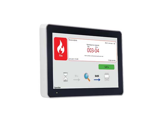 PANASONIC FAS-5054 TEKRARLAYICI PANEL, DOKUNMATİK EKRANLI ,ONAYLAMA VE SIFIRLAMA İŞLEMLERİ ALARM İHBAR BİRİMİ