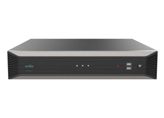 UNIWIZ NVR-864B 64 KANAL 16MP H265 8X12TB HDD HDMI&VGA NVR