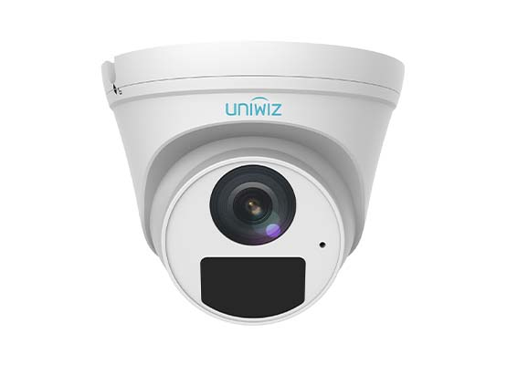 UNIWIZ IPC-T124-APF28 4.0MP 2,8 MM LENS H.265 IP67 DAHİLİ MİKROFON PLASTİK DOME IP KAMERA