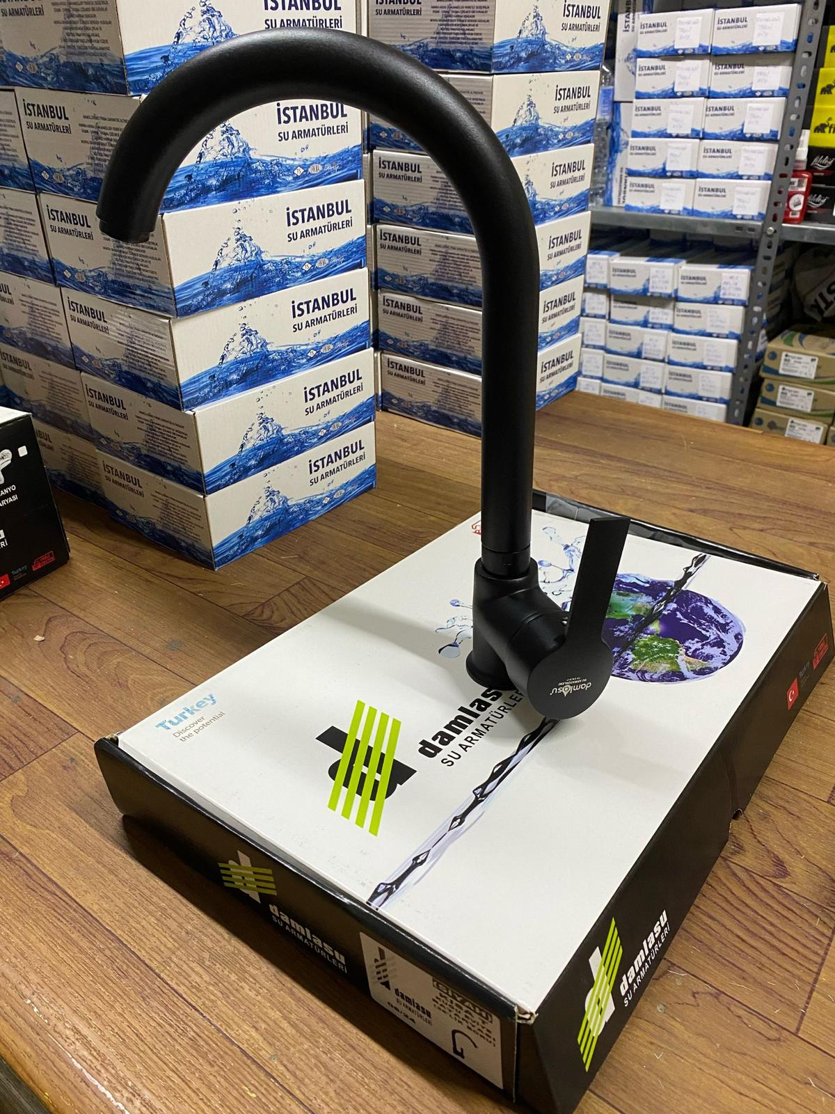 DAMLASU SİYAH MİX EVYE BATARYASI