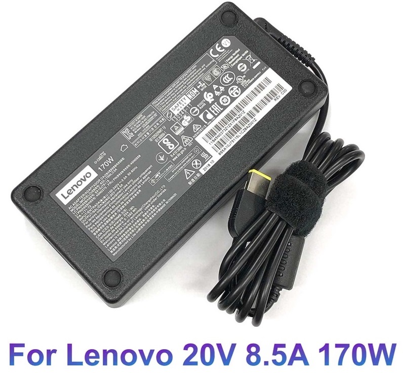 Lenovo uyumlu 20V 8.5A 170W (Usb Tip) Notebook Adaptör, Şarj Cihazı (KARE uç) Square (Orjinal Üretici)