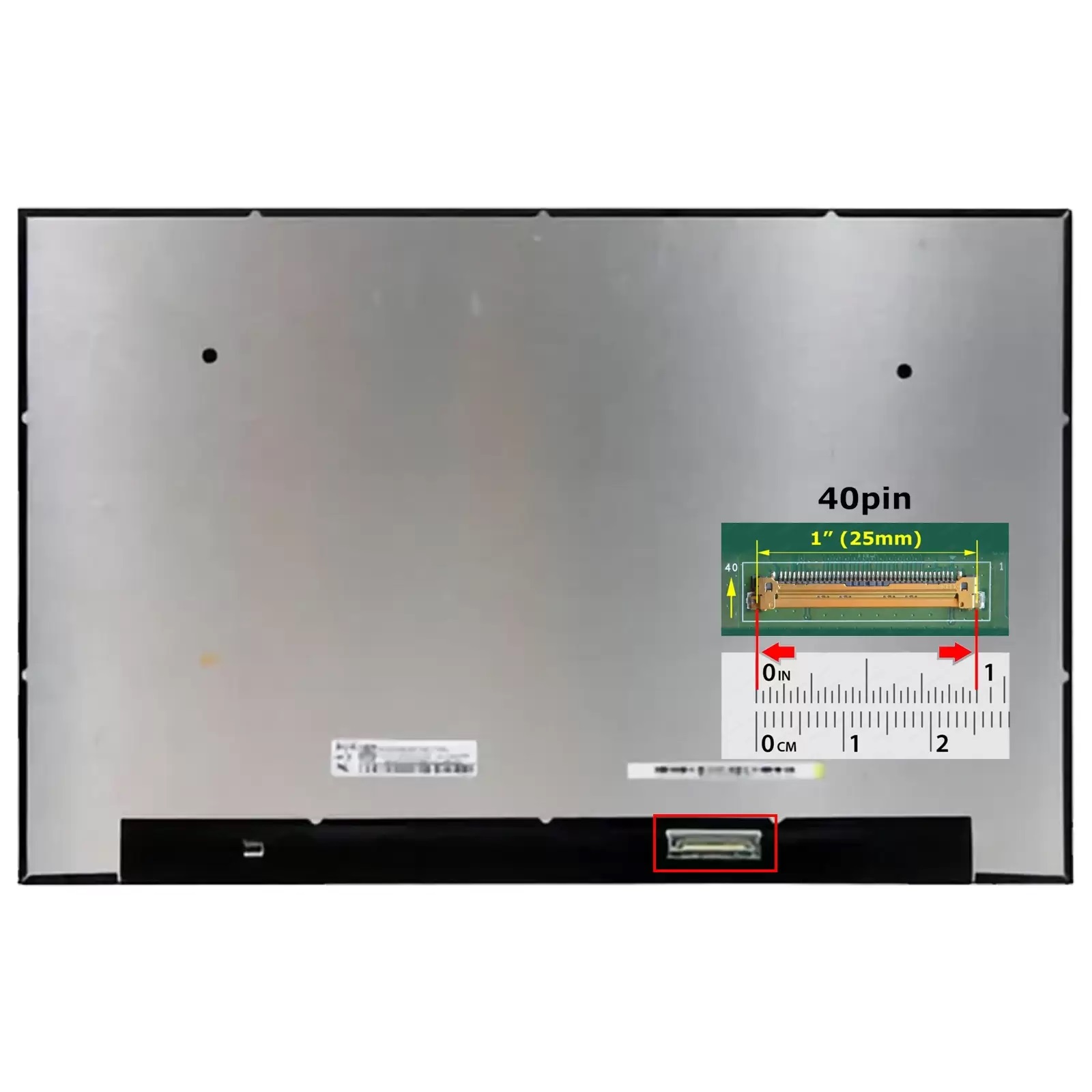 16.0" 40pin 2560*1600p 165Hz FHD Lcd Led Ekran - Panel NE160QDM-NY1 V8.0