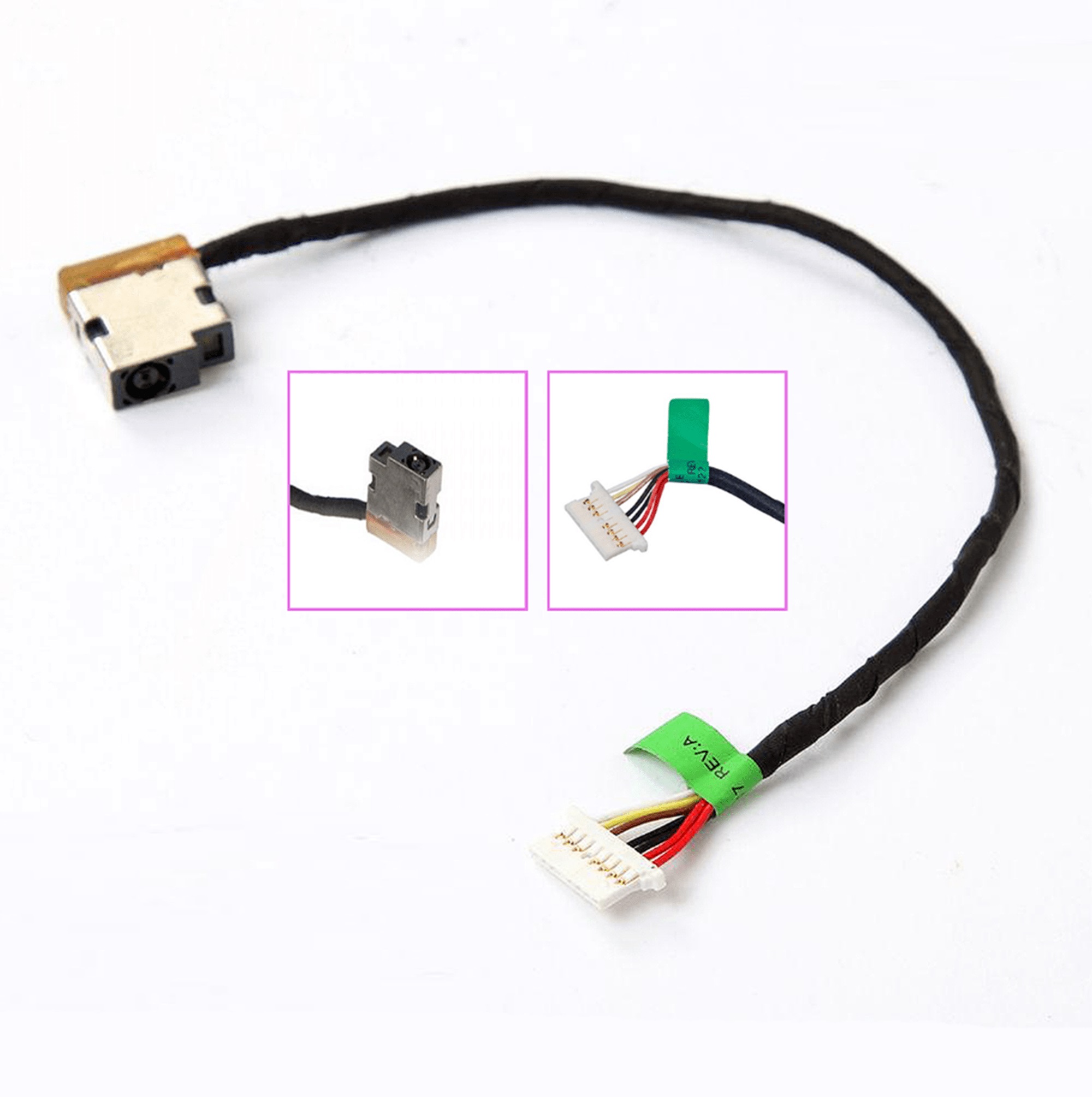 HP Probook 450 G3, 455 G3, 470 G3 Uyumlu Dc Power Jack Adaptör Şarj Soketi Girişi 8-Pin 4.5mm (11cm Kablolu)