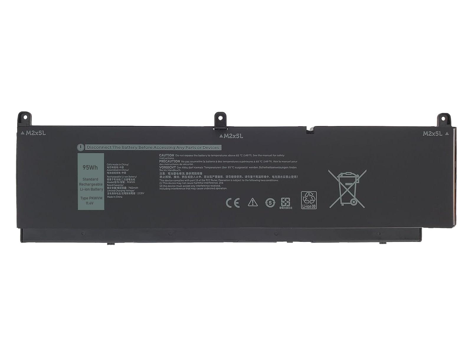 Dell uyumlu Precision 7550, PKWVM Notebook Bataryası, Laptop Pili / RDL-258