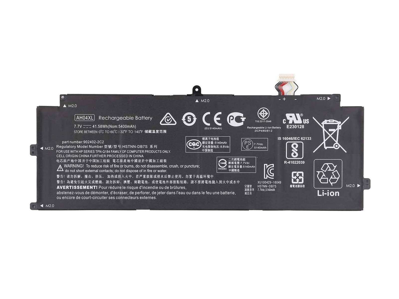 Hp uyumlu Spectre 12-c000 x2, AH04XL Notebook Bataryası, Laptop Pili / RHL-205