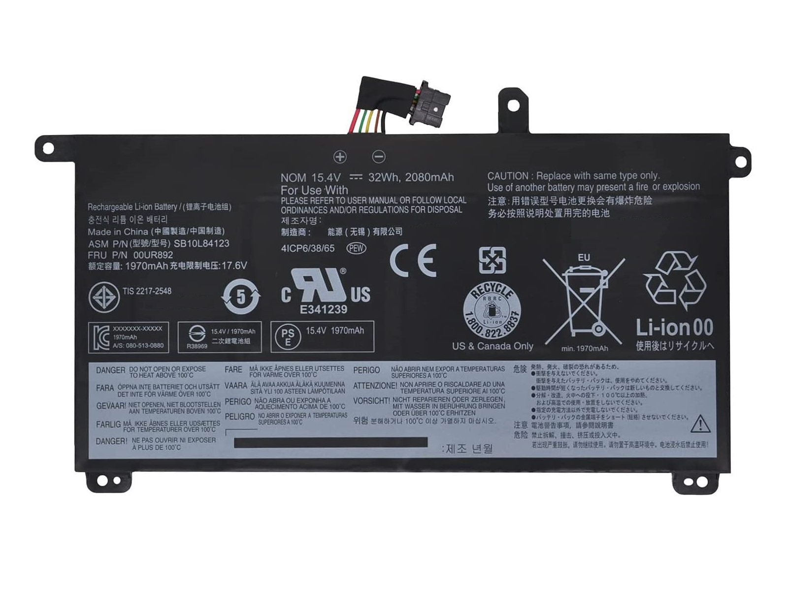 Lenovo ThinkPad T570, T580 Dahili (İç) Notebook Bataryası, Laptop Pili / RLL-120