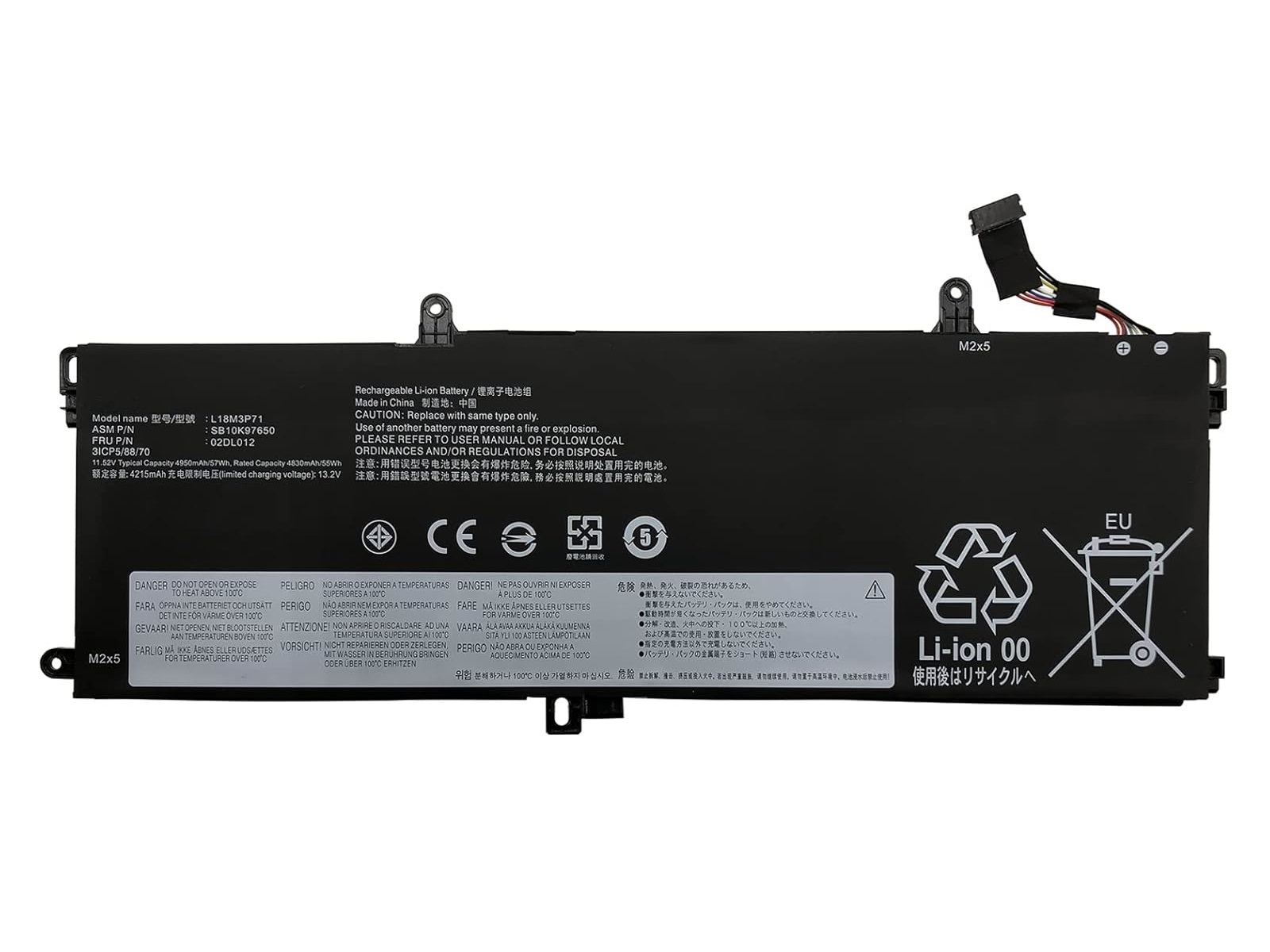 Lenovo ThinkPad T590, L18L3P71 Notebook Bataryası, Laptop Pili / RLL-150