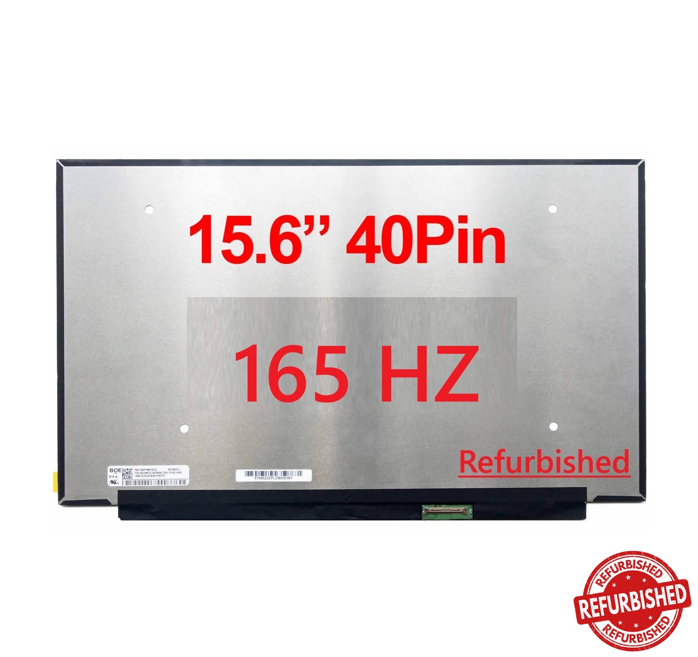 15.6" 40pin Slim 1920*1080 Full HD (FHD) IPS Notebook Lcd Ekran - Panel NV156FHM-NY8 V8.0 165Hz / 40Pin (Geniş Soket) Refurbished