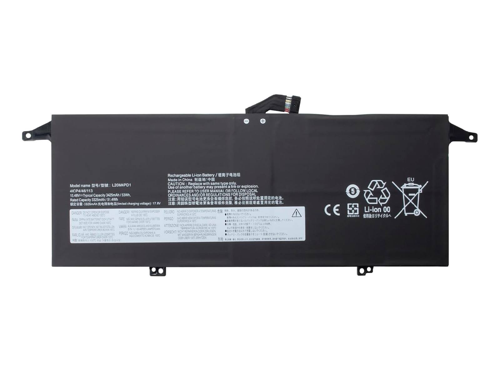 Lenovo ThinkBook 13x ITG, L20M4PD1 Notebook Bataryası