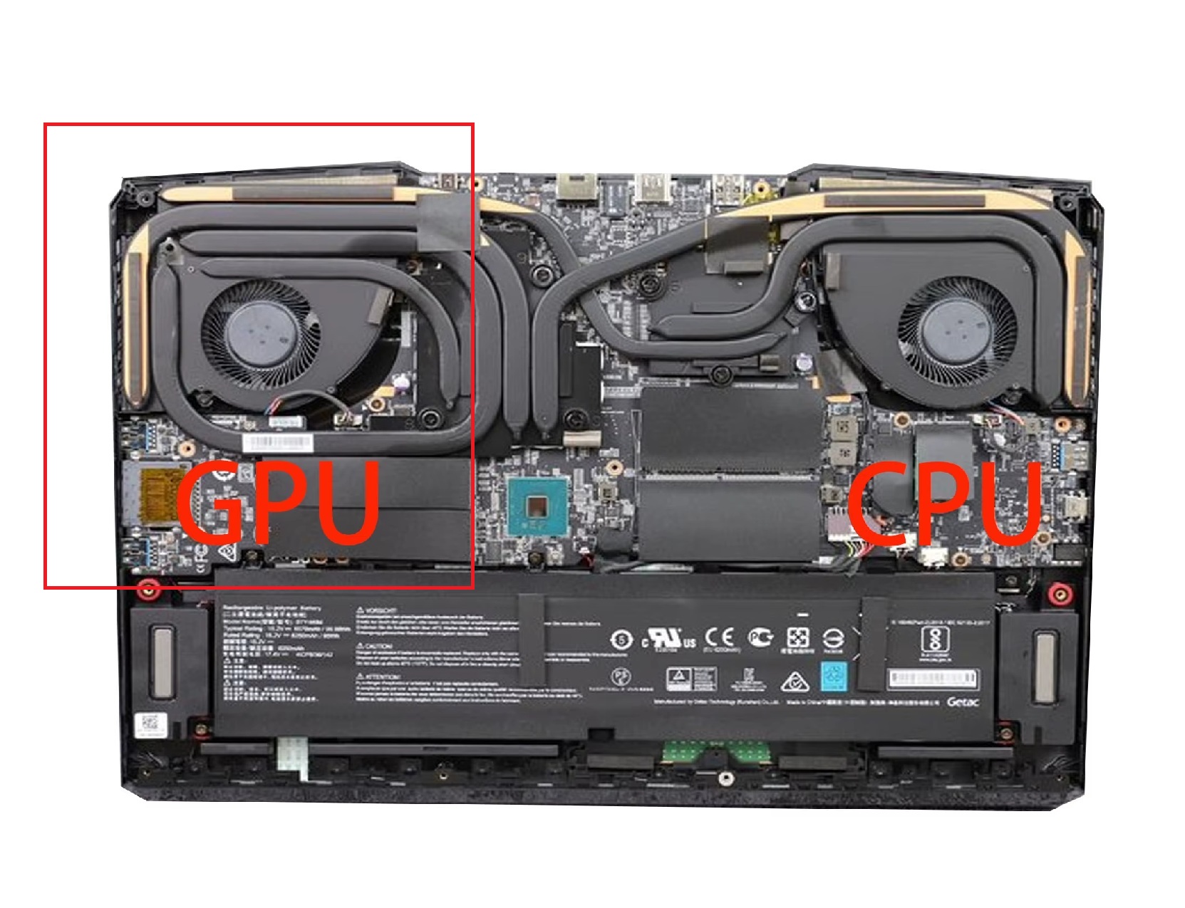 MSI GP76 GE76 WE76 MS-17K2 MS-17K3 için PABD1A010SHL N452 GPU Fanı