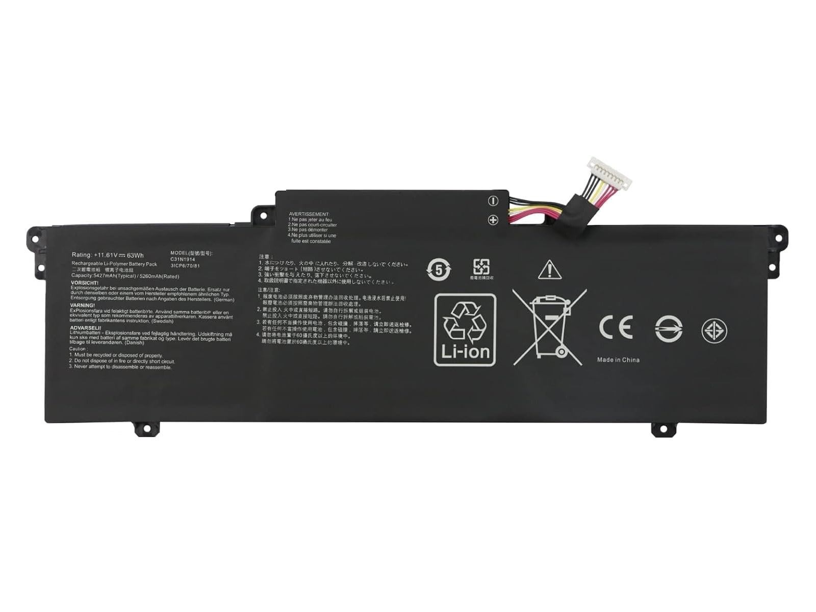 Asus UX435E, C31N1914 Notebook Bataryası