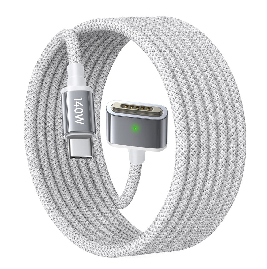 140W USB-C Manyetik 3 Kablo MacBook Pro M1,M2,M3 Type-C Şarj Cihazı için Uygun