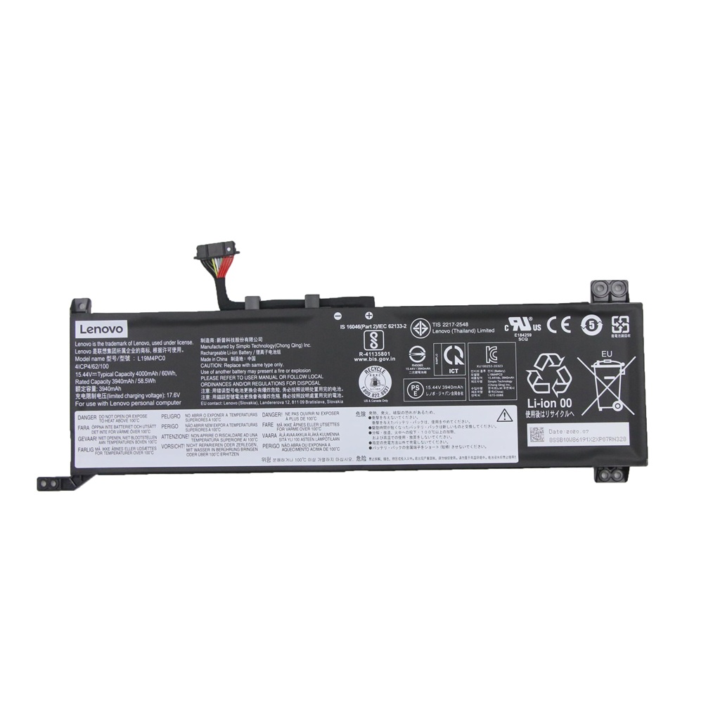 Lenovo Legion 5-15IMH6, L19M4PC0 Notebook Bataryası, Laptop Pili (Orjinal Ürün)