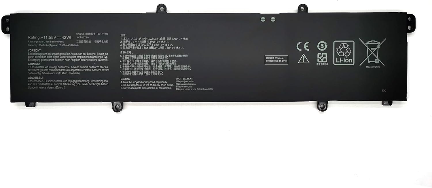 Asus B31N1915, C31N1915 Notebook Bataryası, Laptop Pili