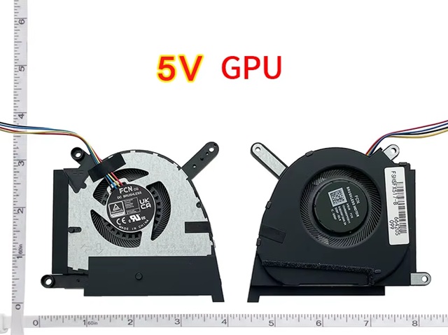 Asus TUF Dash F15 FX517Z Serisi Notebook Gpu Fanı / Ver.1 R - 5V (Beyaz Soket)