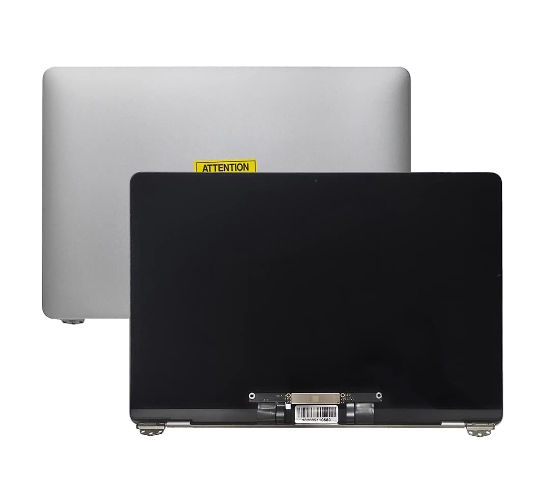 Apple Uyumlu Macbook Air Retina 13.3" M1 A2337 (2020) LCD Ekran, Panel - Full SET (Silver Gri)