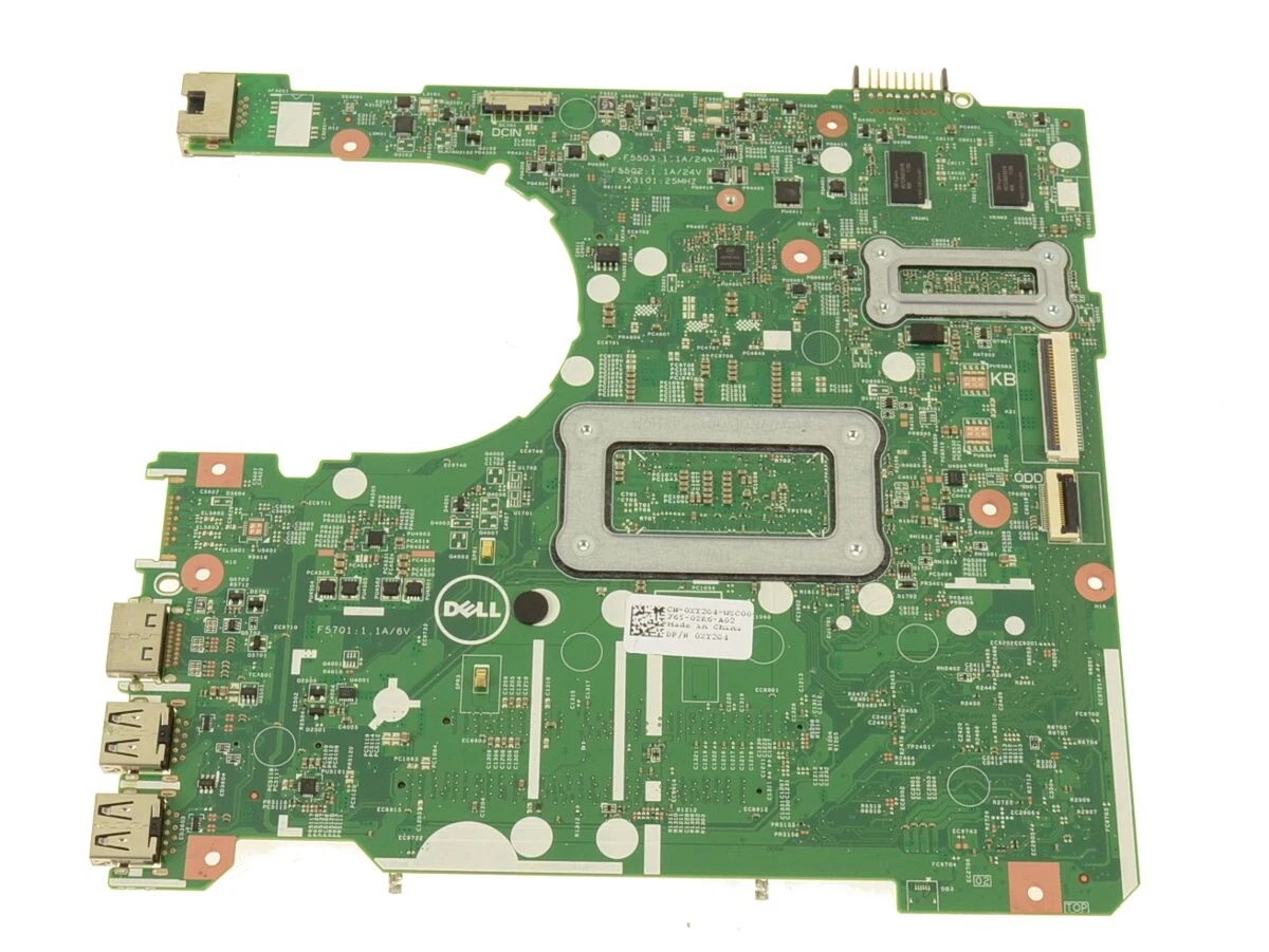 Dell inspıron 15 3467, 3567 P63F P63F002 Notebook Anakartı, Mainboard 15341-1 91N85 (Cpu SR2EU, i3-6006U, Gpu 216-0867071, R5 M330 )