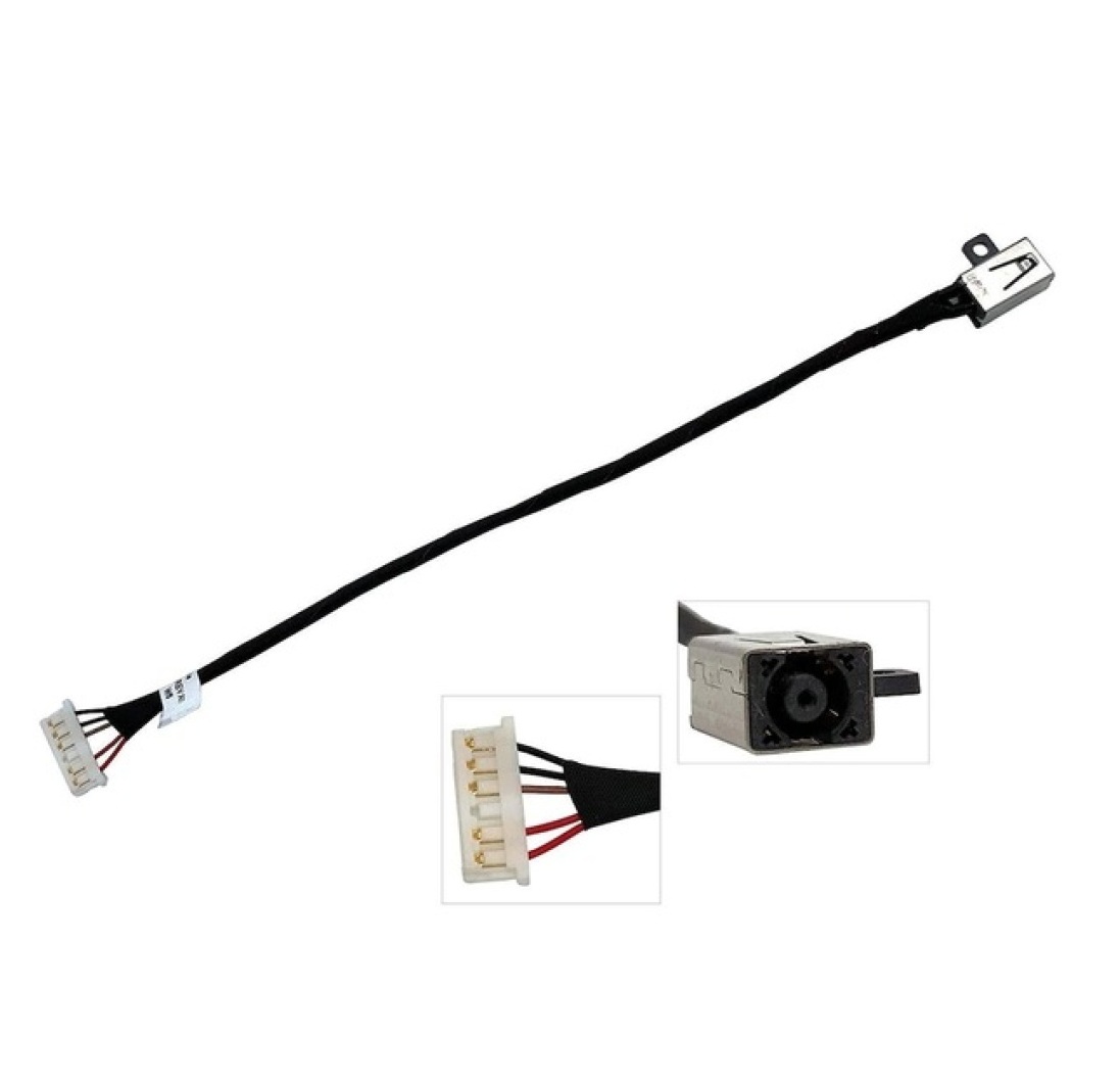 Dell inspiron 15 5551 5552 5555 5558 5559 KD4T9 0KD4T9 AAL20 Notebook Dc Power Jack (Kablolu) DC30100VV00 DC30100UD00