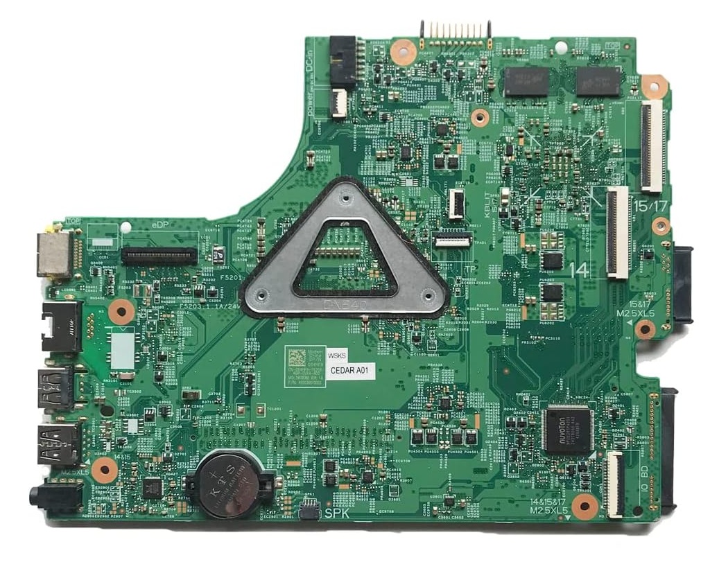 Dell inspiron 3442 3443 15 3542 3543,13269-1 FX3MC Anakartı, Mainboard - Ekran Kartlı (SR23Y i5-5200U CPU)