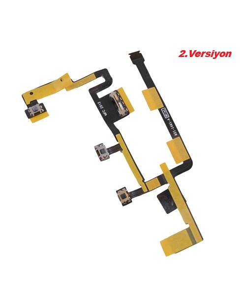 Apple ipad 2 A1395 A1396 A1397 Ipad 2 Ipad2 Power Switch On - Off Volume Control Key Flex Cable ( FİLMLİ SOKET )
