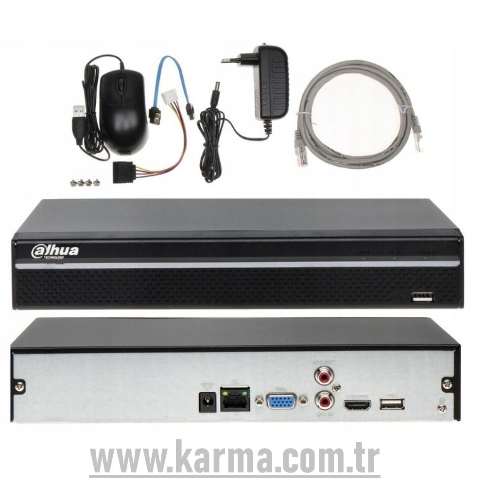 Dahua NVR2108HS-T 8 KANAL 8MP H265+ 1HDD NVR Kayıt Cihazı