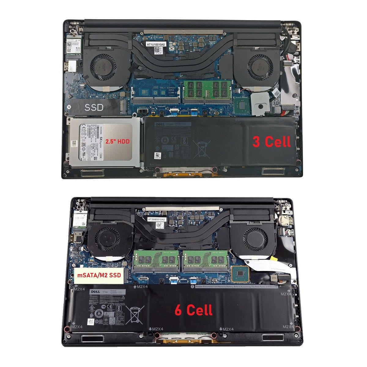 Dell Precision M5520, XPS 15-9560, 6GTPY Notebook Bataryası - 6 Cell - 97Wh / RDL-208