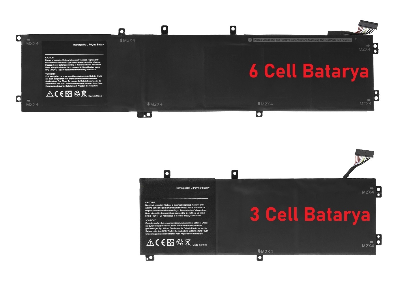 Dell Precision M5520, XPS 15-9560, 6GTPY Notebook Bataryası - 6 Cell - 97Wh / RDL-208