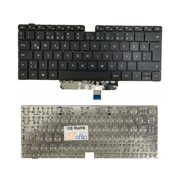 Huawei 14 AMD 2020 Notebook Klavyesi, Laptop Tuş Takımı (Siyah TR)