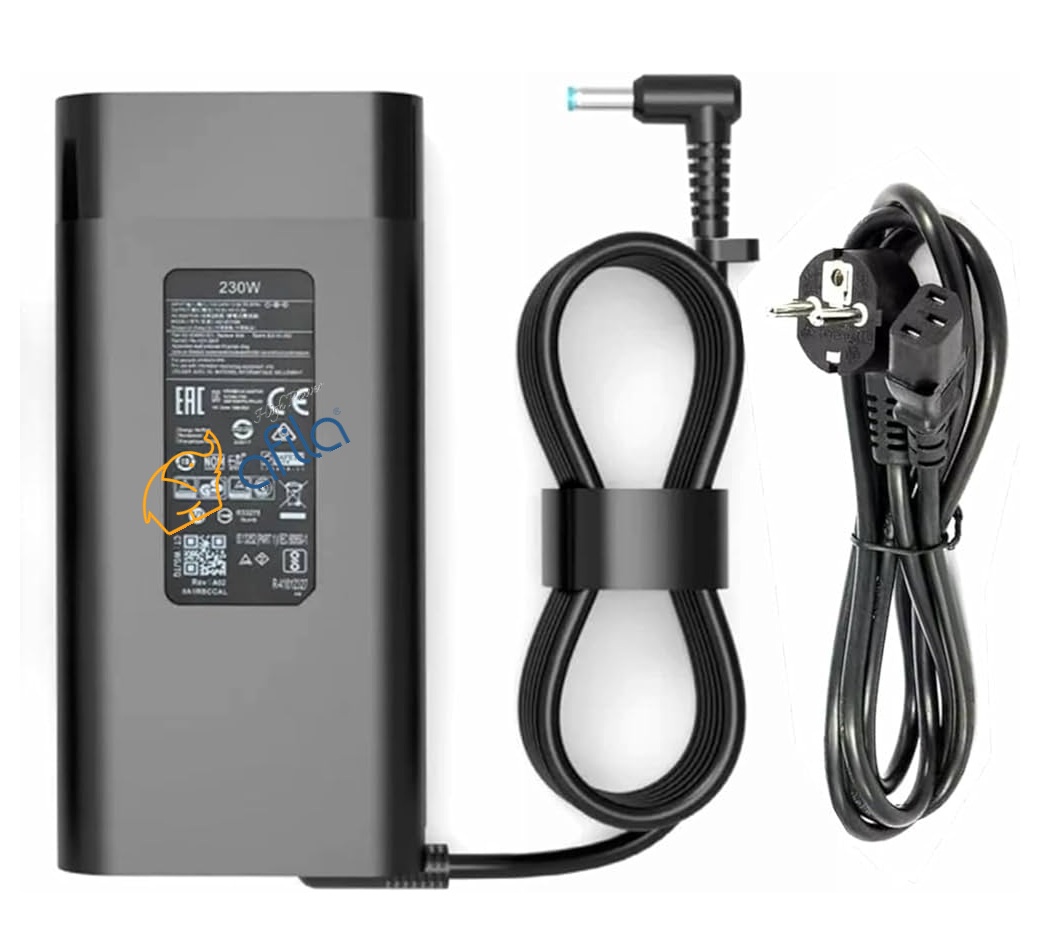 Hp, MSI uyumlu 19.5V 11.8A 230W Pinli Uç 4.5*3.0mm Notebook Adaptör (Mavi Uc) (Orjinal Üretici)