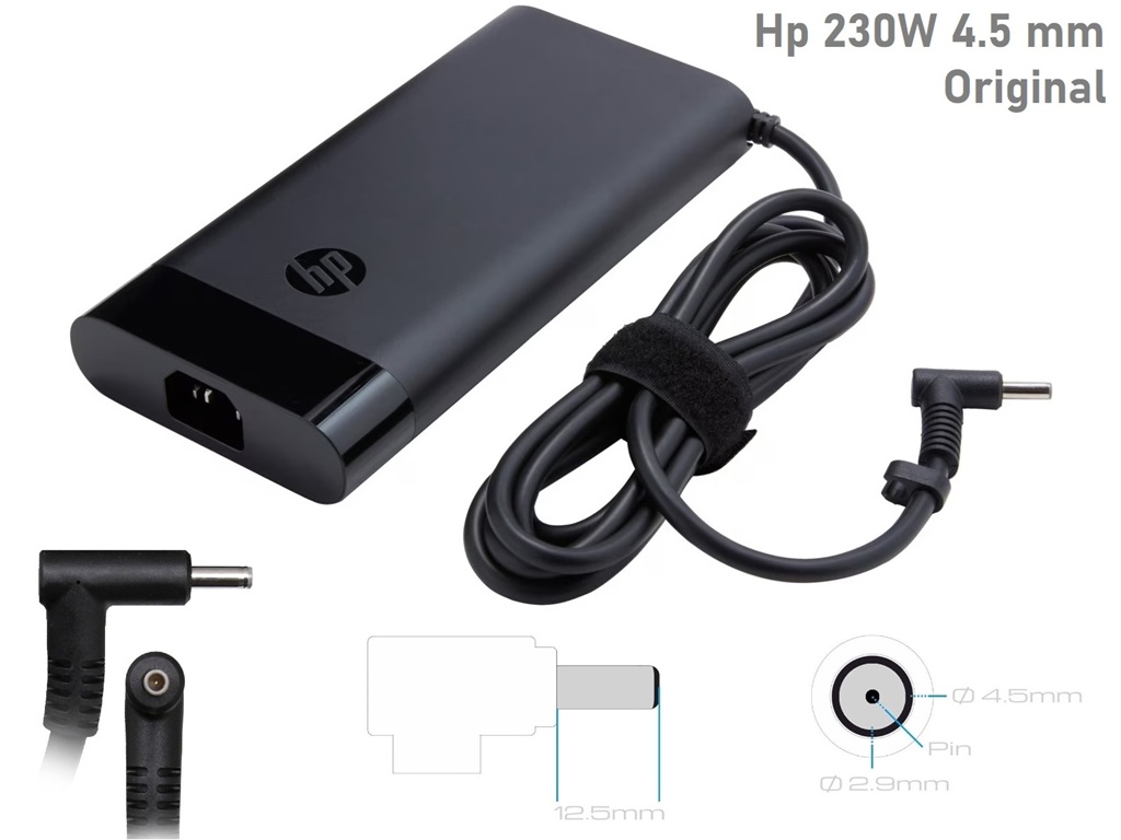 Hp, MSI uyumlu 19.5V 11.8A 230W Pinli Uç 4.5*3.0mm Notebook Adaptör (Mavi Uc) (Orjinal Üretici)