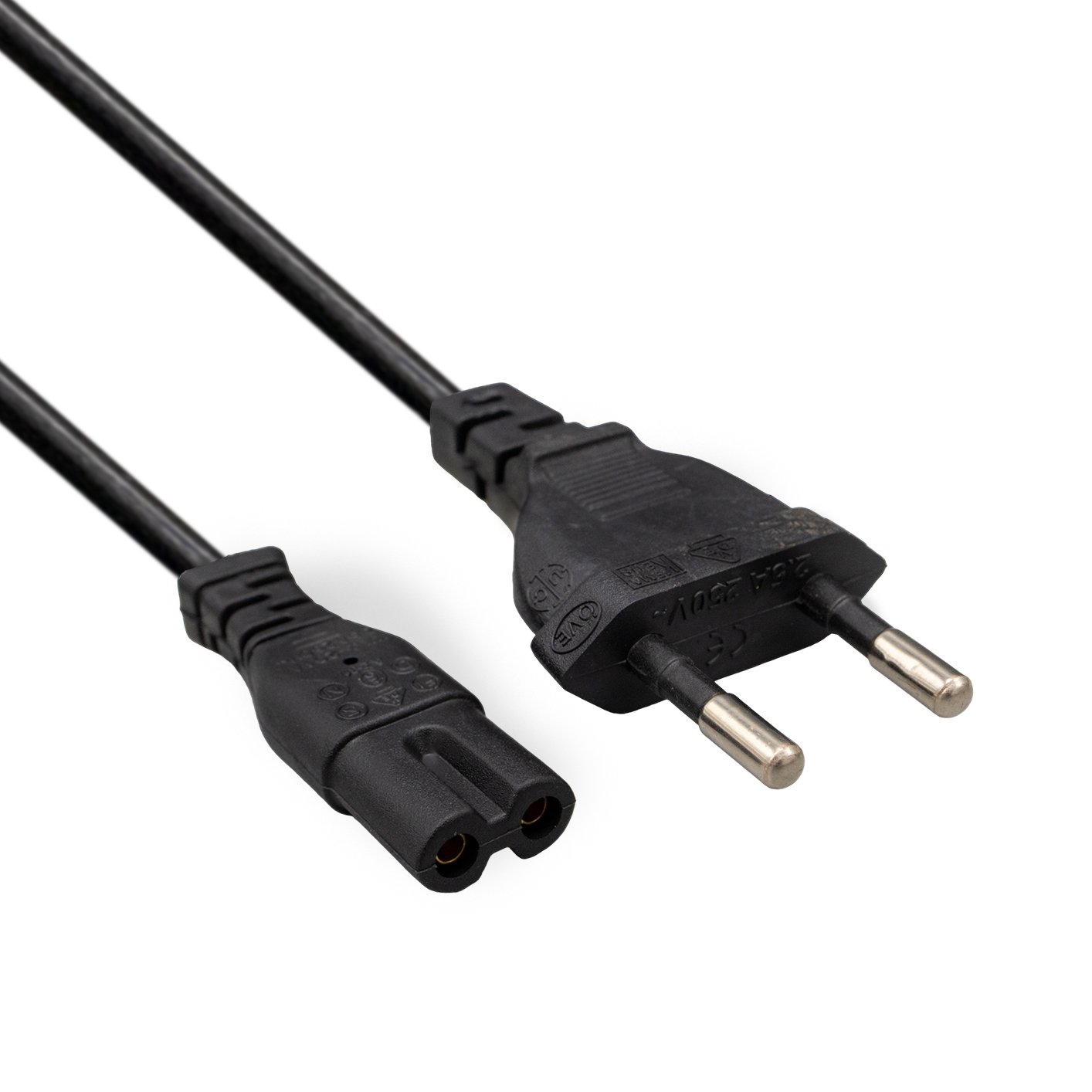 TEYP Fişi CEREYAN KABLOSU 2x075MM İTHAL KORDON SİYAH POWER KABLOSU