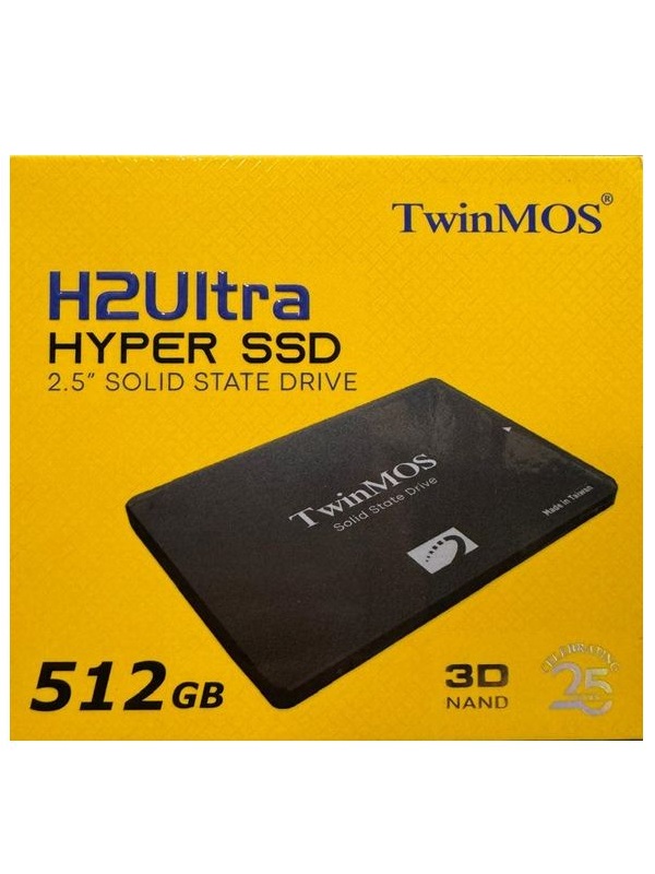 512GB TwinMos 2.5" SATA3 SSD 580/550 (TM512GH2UGL)