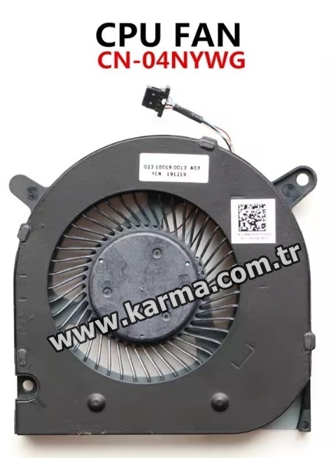 Dell G3 3500 (P89F) CN-04NYWG Notebook Cpu, işlemci Fanı - V1 - Sağ / FAN290