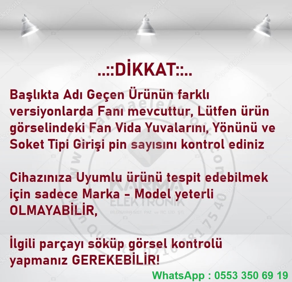 MSI WS66 GS66 P66 Stealth 11UG 11UE 11UH 11UMT 11UKT Notebook Cpu Fan - İşlemci Fanı - Ver.1 - Sağ