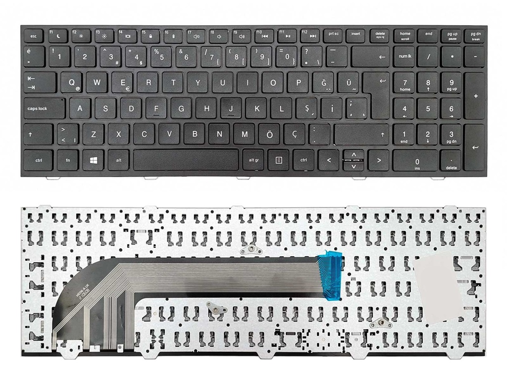 Hp ProBook 4540s, 4545s Notebook Klavyesi - Siyah TR / KL0101