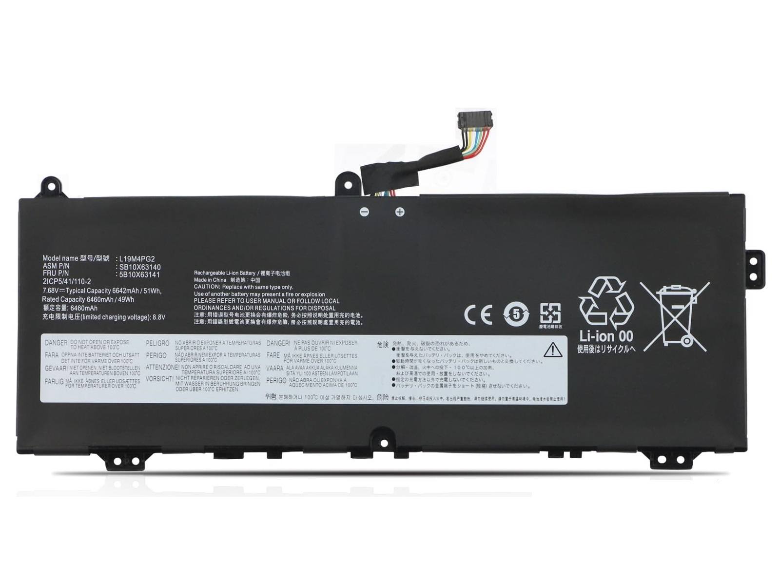 Lenovo ideaPad Flex 5 CB-13IML05, L19M4PG2 Notebook Bataryası, Laptop Pili / RLL-168