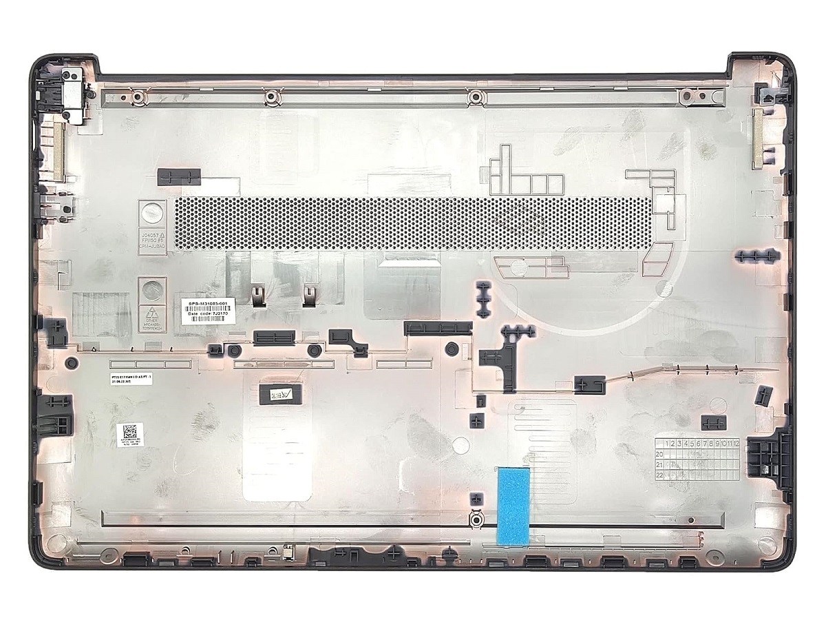 Hp 15-dw, 15-dw0000, TPN-C139, L52007-001 Alt Kasa, Bottom Case (Siyah, Black)