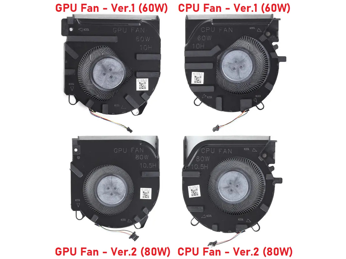 Hp Victus 16-d0000 Serisi Notebook Fanı, Sağ - Sol Takım (CPU+GPU SET) - 60W