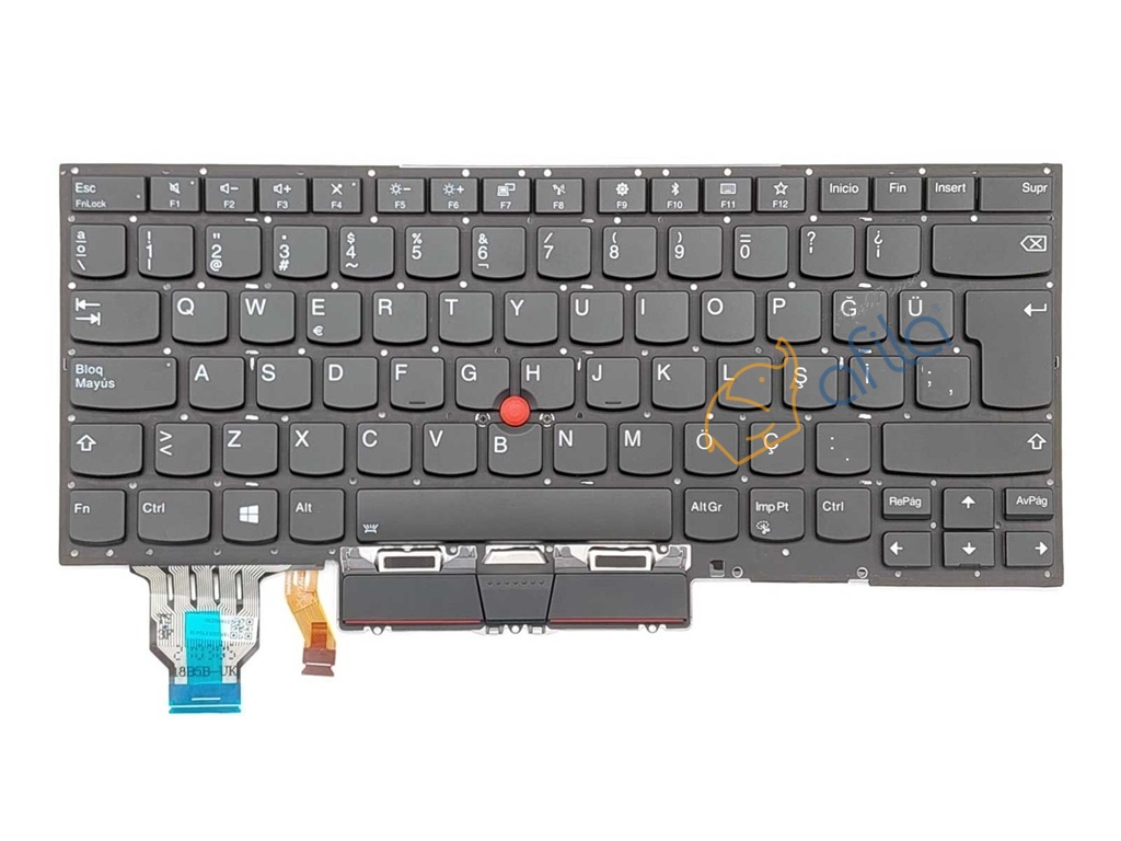 Lenovo ThinkPad X1 Yoga Gen4 Notebook Klavyesi - Siyah - TR - ışıklı / KL0433